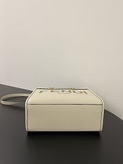 Fendi Tote Beige Bag Size 25x12x22CM - 3