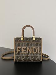 Fendi Tote Brown Bag Size 25x12x22CM - 1