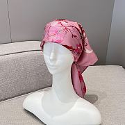 Gucci Foulard Silk Scarf Pink Size 90x90cm - 1
