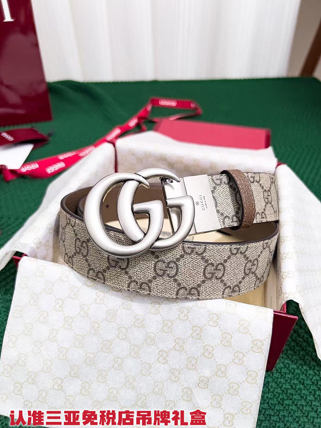 Gucci Marmont Reversible Belt GG021 Size 85-90cm - 1