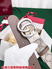 Gucci Marmont Reversible Belt GG021 Size 85-90cm - 2