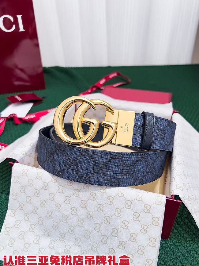Gucci Marmont Reversible Belt GG022 Size 85-90cm - 1