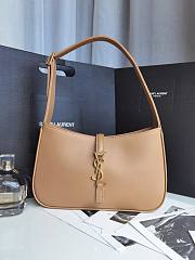Saint Laurent Le5 À 7 Brown Hobo Bag Size 23x16x6cm - 1