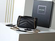 Saint Laurent Loulou Shoulder Black Bag Size 29x15x10cm - 4