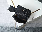 Saint Laurent Loulou Shoulder Black Bag Size 29x15x10cm - 2