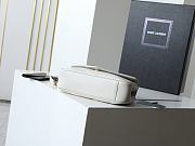 Saint Laurent Loulou Shoulder White Bag Size 29x15x10cm - 6