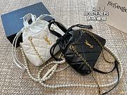 Saint Laurent Puffer Bucket Black Bag Size 23x23x12cm - 2