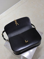 YSL Cassandra Leather Black Bag Size 23x16x6CM - 2