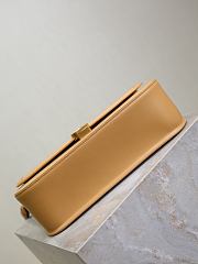 YSL Cassandra Leather Camel Bag Size 23x16x6CM - 2