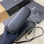 YSL Gaby Vanity Black Bag Lambskin Size 18x11x6CM - 5