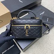 YSL Gaby Vanity Black Bag Lambskin Size 18x11x6CM - 2