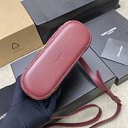 YSL Gaby Vanity Red Bag Lambskin Size 18x11x6CM - 4