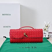Bottega Veneta Red Clutch Size 31x13x3cm - 1