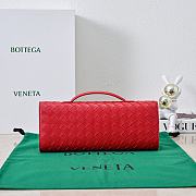 Bottega Veneta Red Clutch Size 31x13x3cm - 3