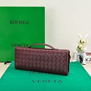 Bottega Veneta Burgundy Clutch Size 31x13x3cm - 5