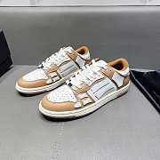 AMIRI Skel Top Low White Tan - 1