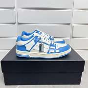 AMIRI Skel Top Low White Blue - 5