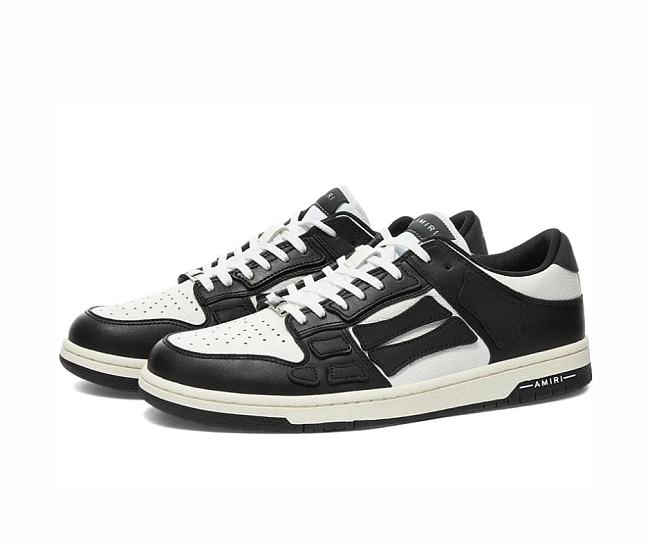 AMIRI Skel Top Low Black White - 1