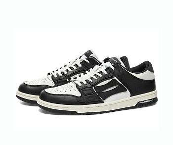AMIRI Skel Top Low Black White