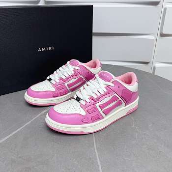 Amiri Skel Top Low White Pink