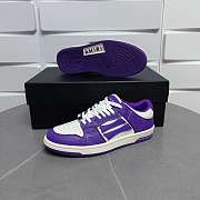 Amiri Skel Top Low White Purple - 4