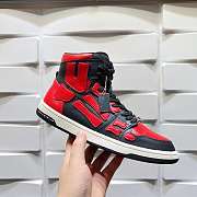 Amiri Skel Top High Top Black Red Sneakers - 5
