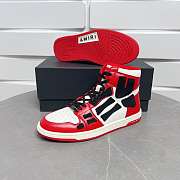 Amiri Skel Top High Top Red Sneakers - 3