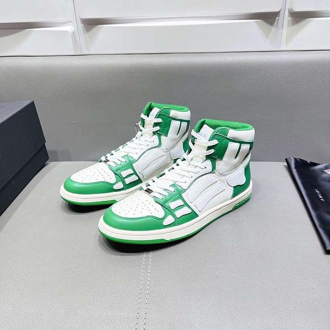 AMIRI Skel Top High Green White - 1