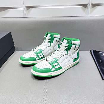 AMIRI Skel Top High Green White