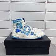 AMIRI Skel Panelled High Top Bandana Blue - 2