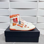 AMIRI Skel Panelled High Top Bandana Orange - 6