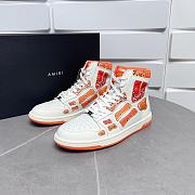 AMIRI Skel Panelled High Top Bandana Orange - 3