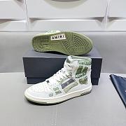 AMIRI Skel Panelled High Top Bandana Green - 2