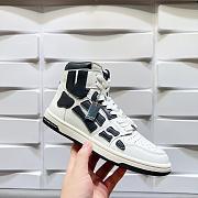 AMIRI Skel Top Hi White Black White - 6