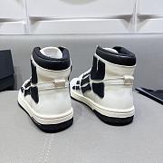 AMIRI Skel Top Hi White Black White - 5