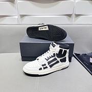 AMIRI Skel Top Hi White Black White - 3