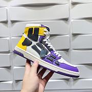 AMIRI Skel Top Hi Purple Gold Black White - 5