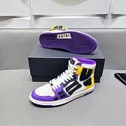 AMIRI Skel Top Hi Purple Gold Black White - 4