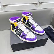 AMIRI Skel Top Hi Purple Gold Black White - 3