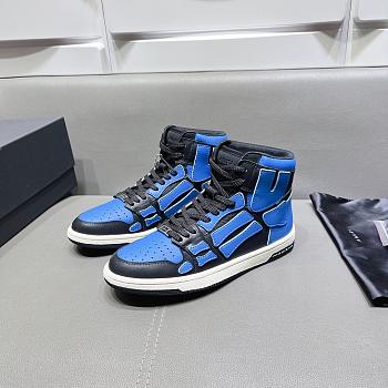 AMIRI Skel Top High Black Blue