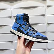 AMIRI Skel Top High Black Blue - 6