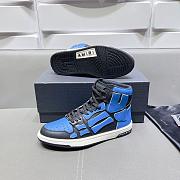 AMIRI Skel Top High Black Blue - 5