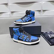 AMIRI Skel Top High Black Blue - 2