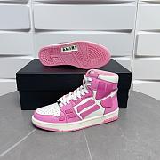 AMIRI Skel Top High White Pink - 4