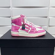 AMIRI Skel Top High White Pink - 3