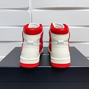 AMIRI Skel Top High White Red - 5