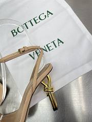 Bottega Veneta Ankle Strap Sandals Leather Beige 85mm - 2