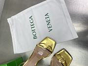 Bottega Veneta Ankle Strap Sandals Leather Gold 85mm - 6