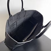 Bottega Veneta Arco Intrecciato Leather Black Tote Bag 38x10x28CM - 4