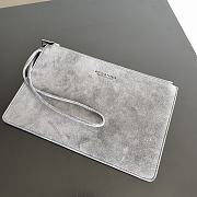 Bottega Veneta Arco Intrecciato Leather Grey Tote Bag 38x10x28CM - 5